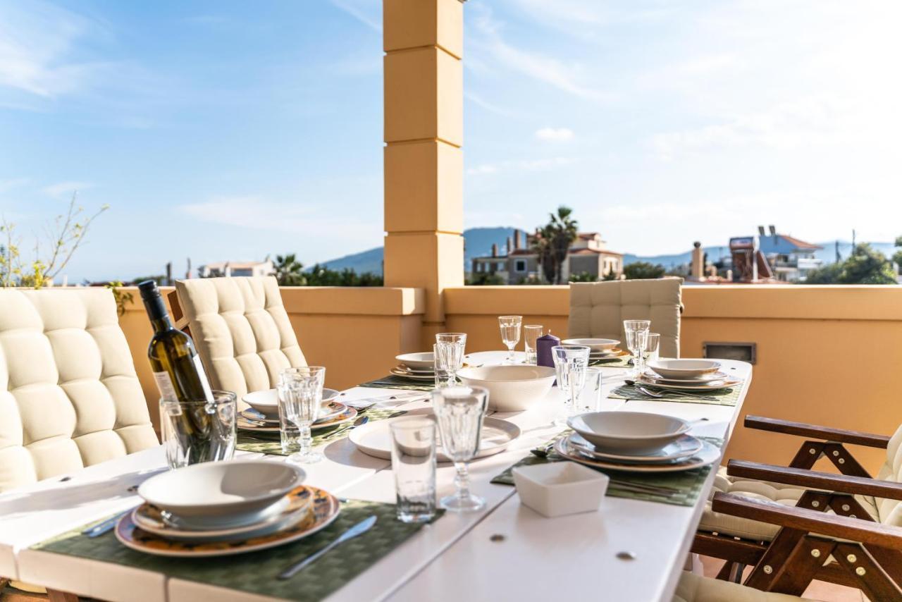 Coastline Maisonette Near Athens Airport And Rafina Port Луца Экстерьер фото